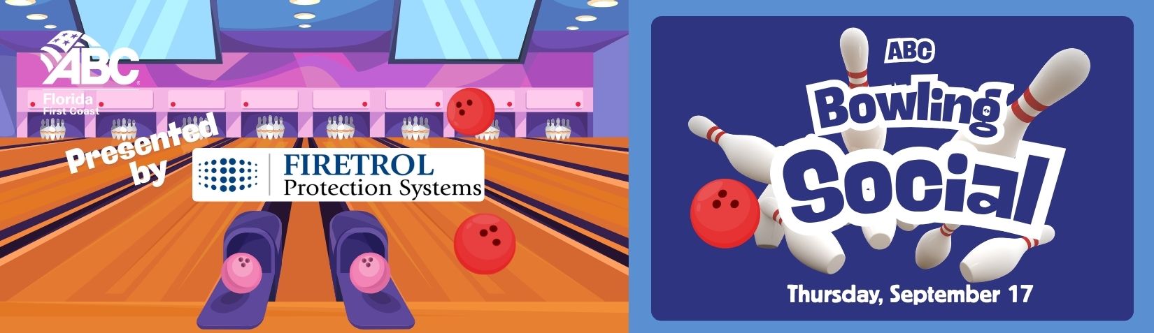 Banner Bowling Social Flyer